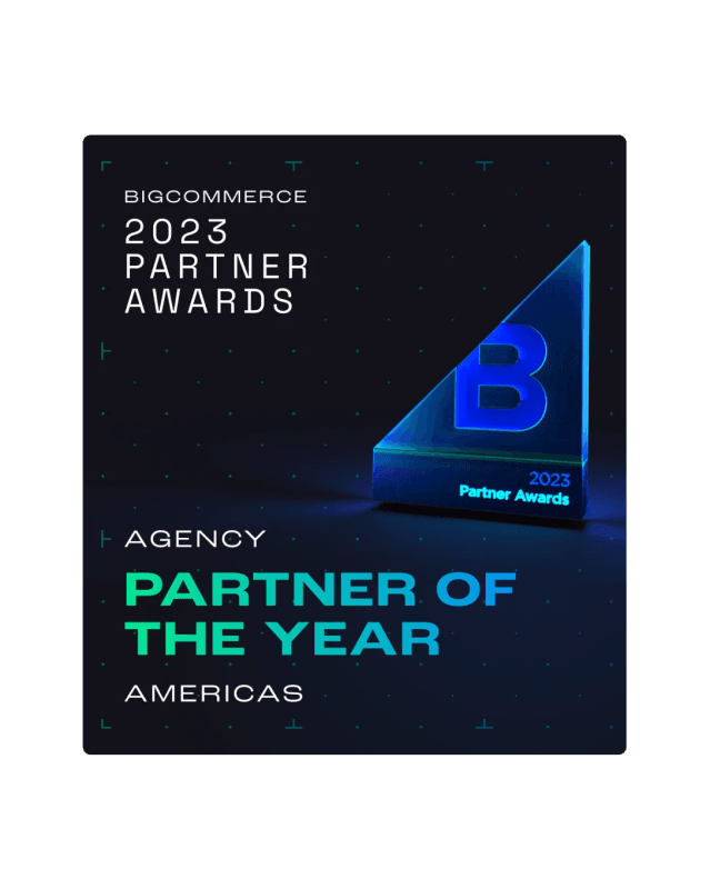 2023 Partner of the year - BigCommerce