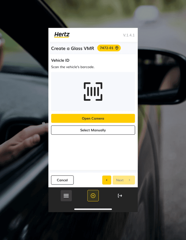 Hertz website mobile