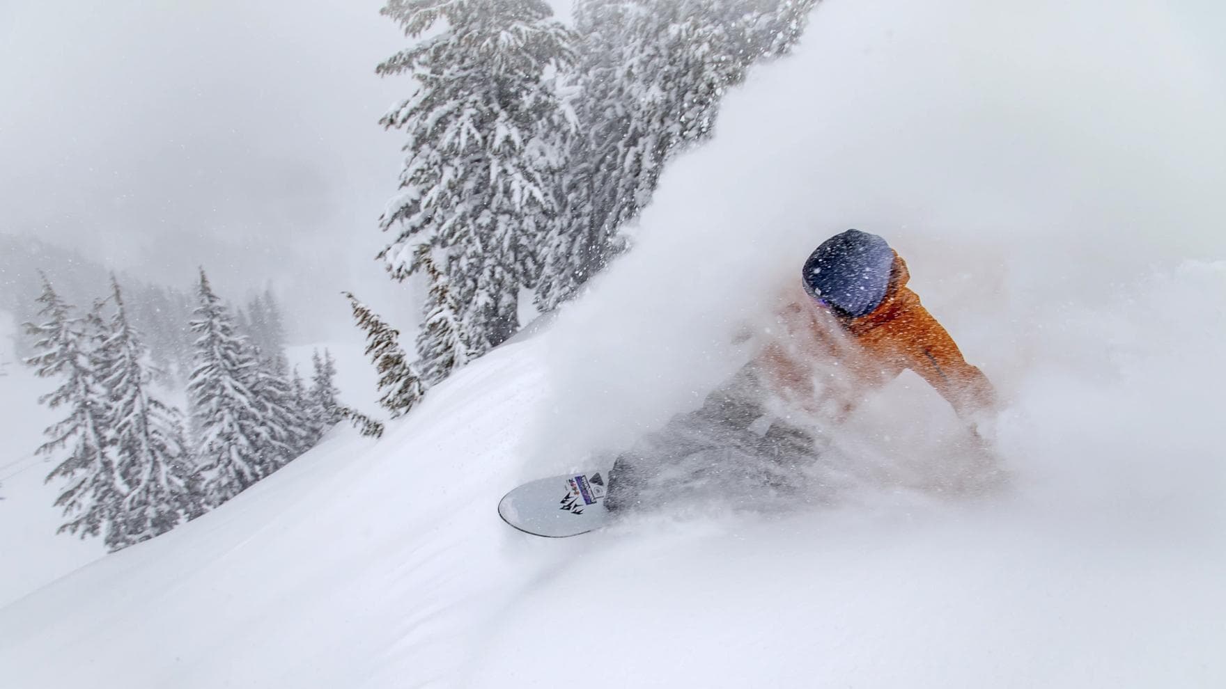 Person snowboarding