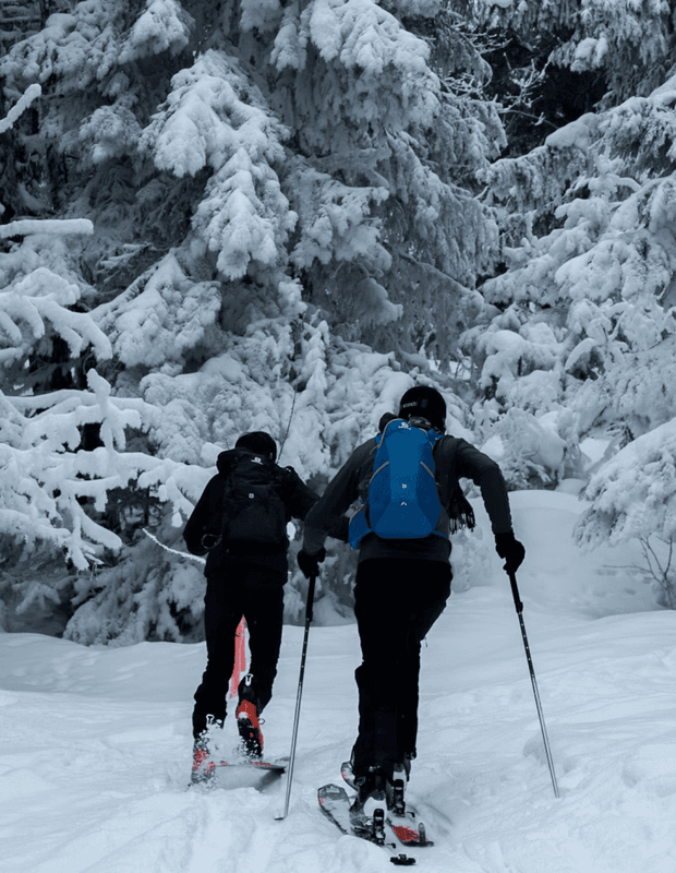 Person skiing