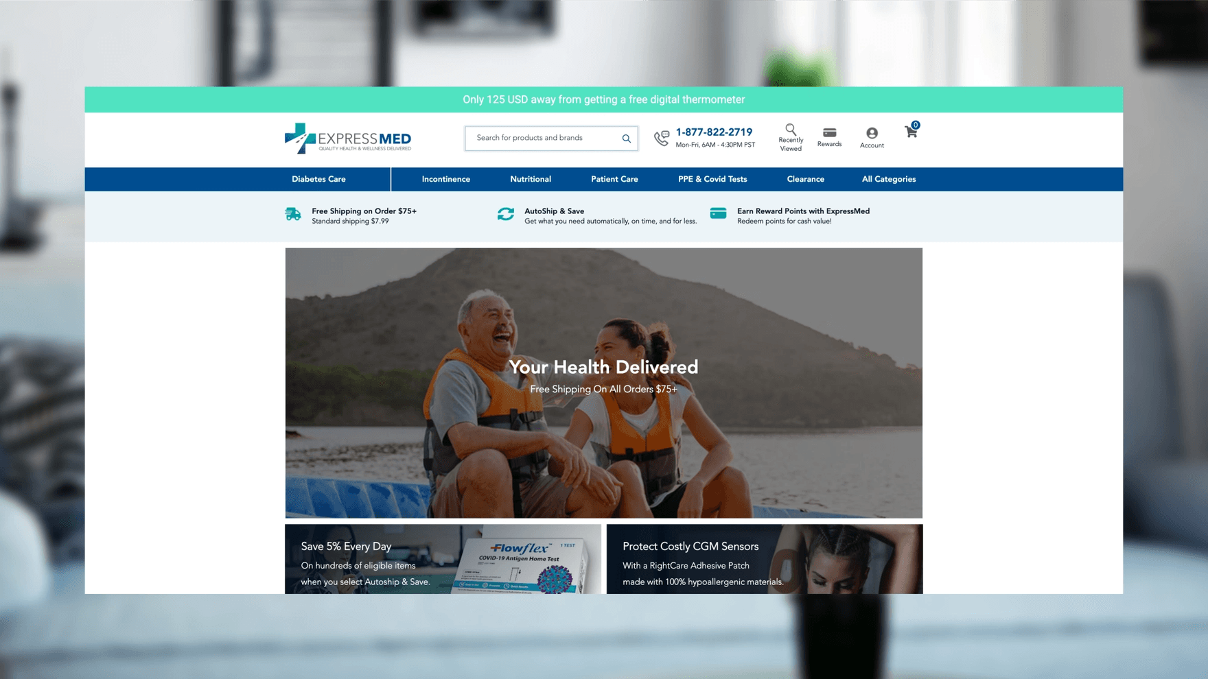 ExpressMed homepage