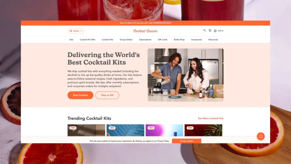 Cocktail courier Hompe page 