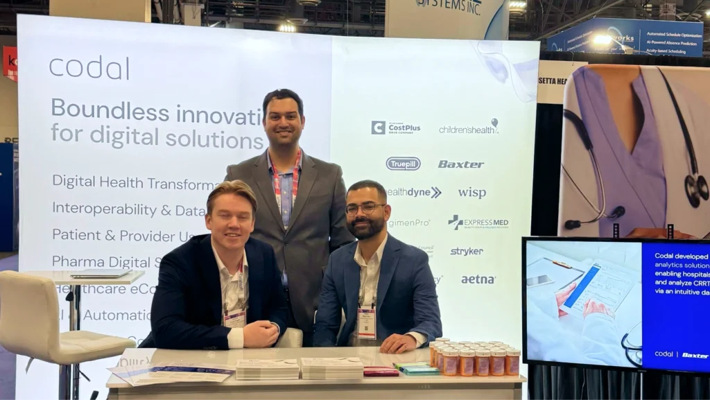 Codal - Codal at HIMSS 2025: Key digital health insights and technology trends Codal employees at HIMSS 2025