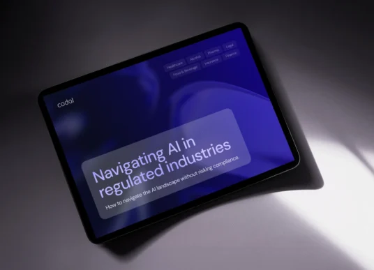 Navigating AI in regulated industries