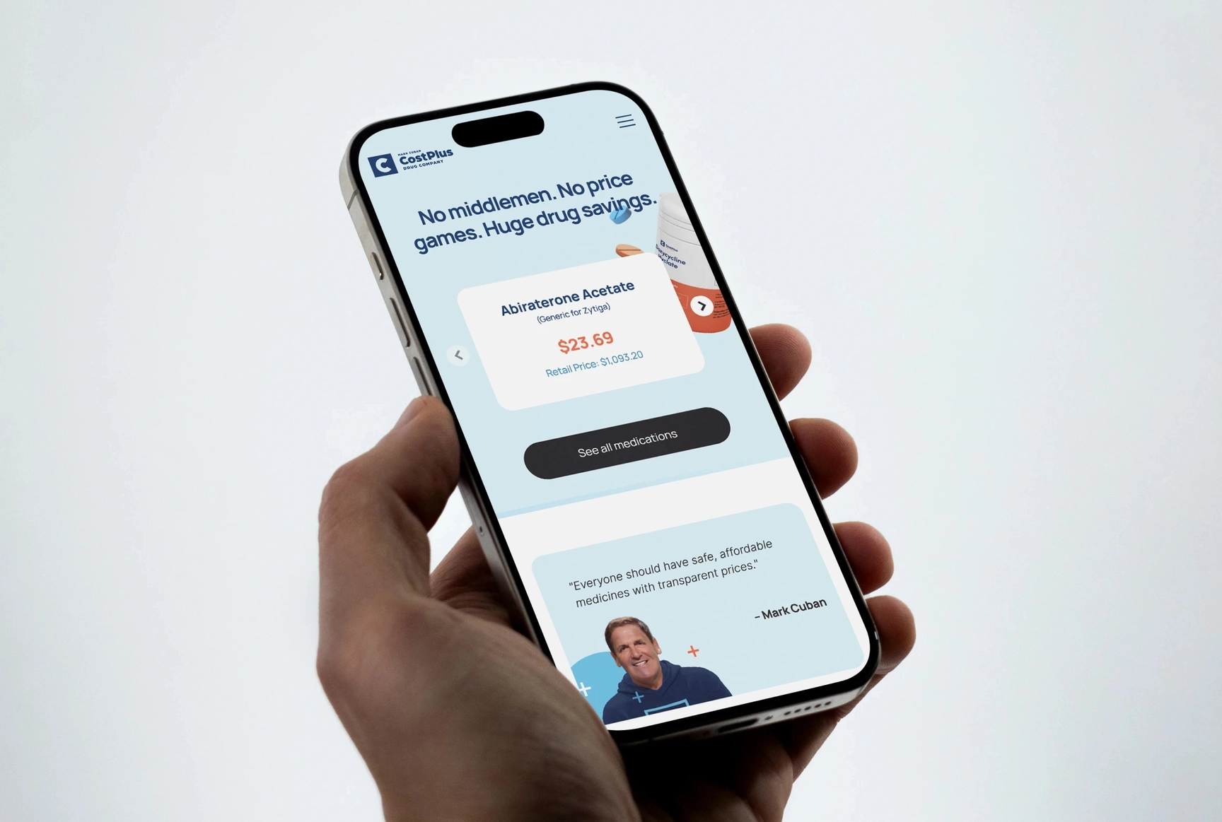 Cost Plus Drugs Homepage