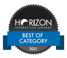 Horizon Interactive Awards, Best of Category badge