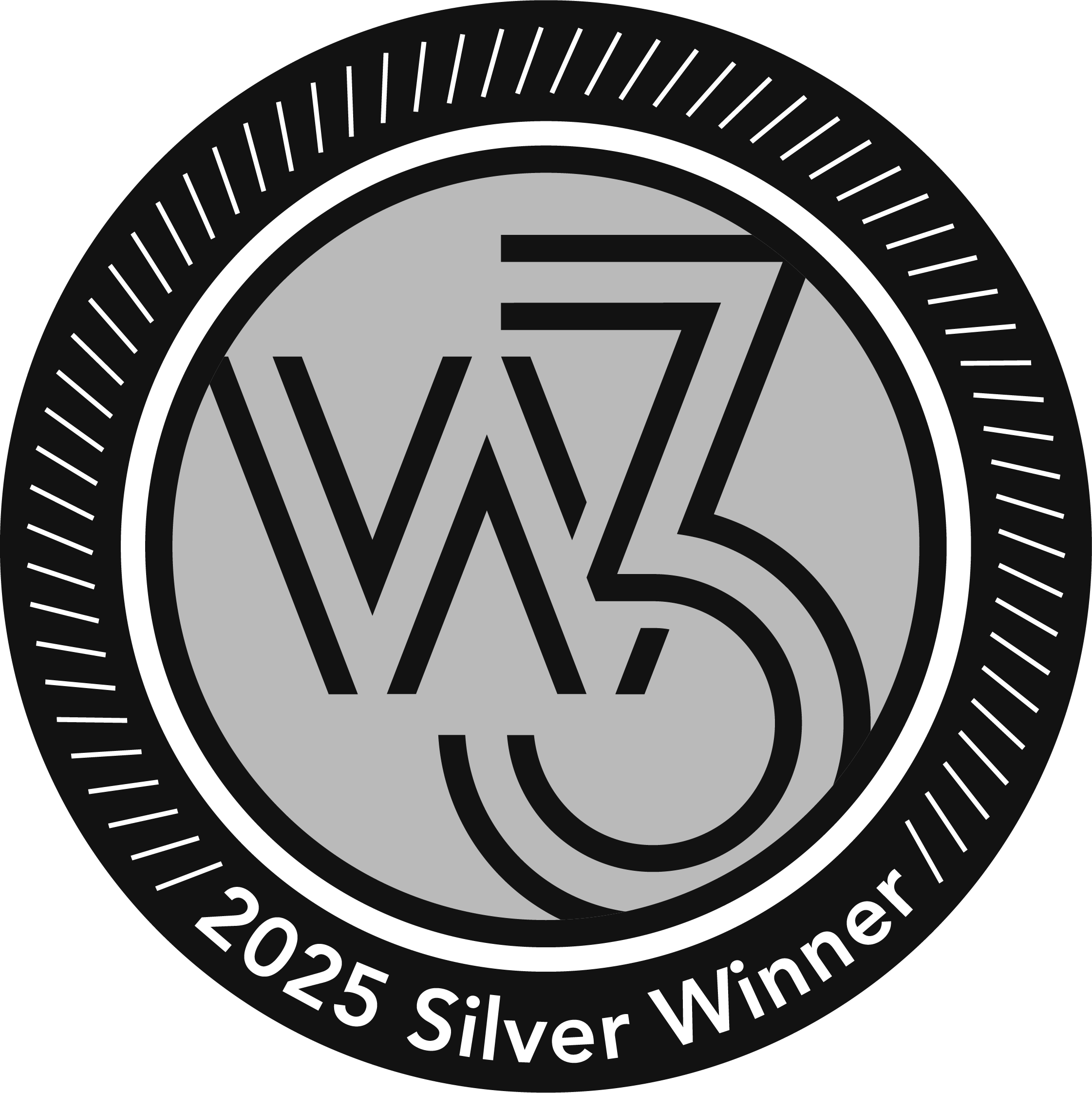 W3 Awards Badge, Silver Category