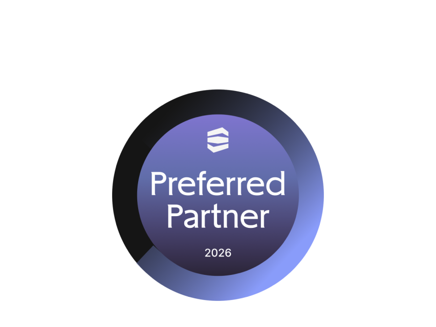 Contentstack Preferred Partner 2026 badge