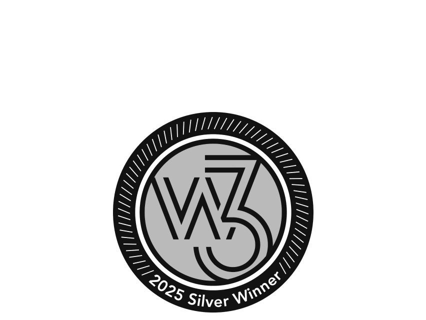 W3 Awards Badge, Silver Category